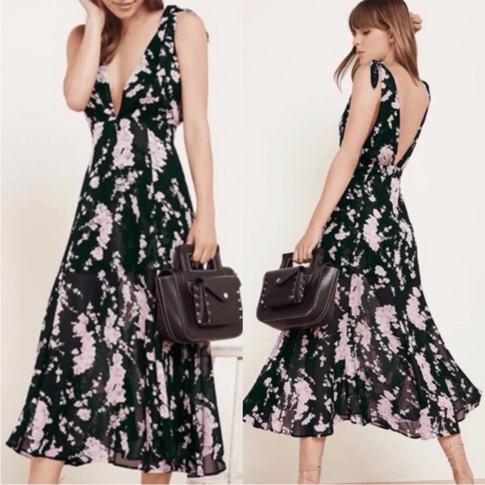 reformation maxi dress size 2